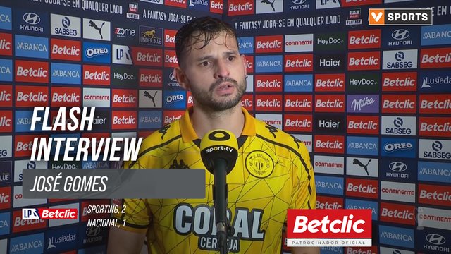 I Liga (#20) | Sporting 2-1 Nacional: Flash Interview José Gomes