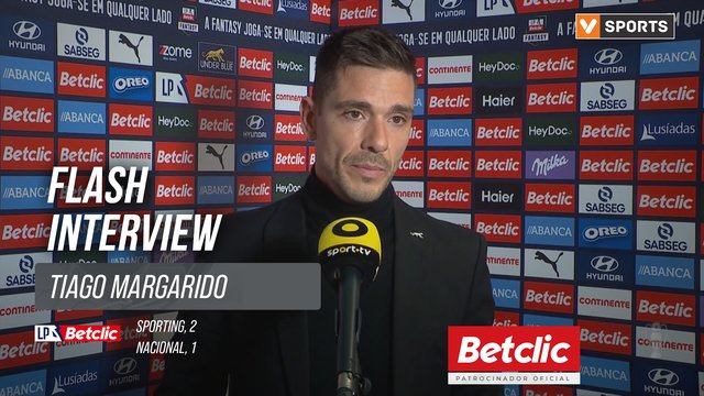 I Liga (#20) | Sporting 2-1 Nacional: Flash Interview Tiago Margarido