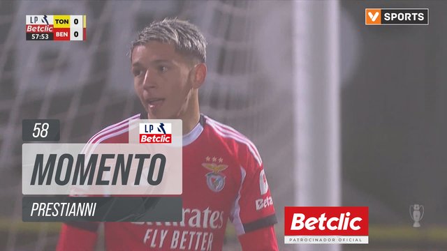Benfica, Jogada, Prestianni aos 58'