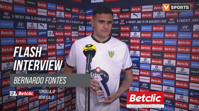 I Liga (#20) | Tondela 0-0 Benfica: Flash Interview Bernardo Fontes