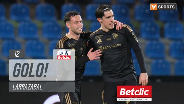 GOLO! Casa Pia, Larrazabal aos 12', Casa Pia 1-0 FC Porto