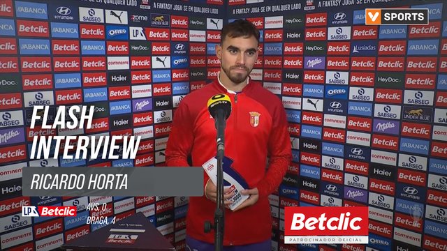 I Liga (#20) | AVS 0-4 Braga: Flash Interview Ricardo Horta