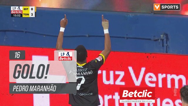 GOLO! Tondela, Pedro Maranhão aos 16', Estoril 0-2 Tondela