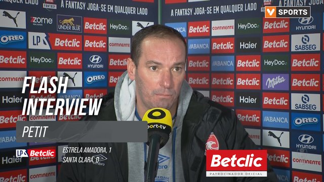 I Liga (#21) | Estrela Amadora 1-0 Santa Clara: Flash Interview Petit
