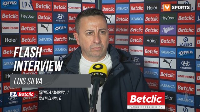 I Liga (#21) | Estrela Amadora 1-0 Santa Clara: Flash Interview Luis Silva