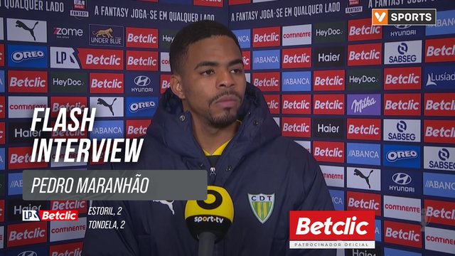 I Liga (#21) | Estoril 2-2 Tondela: Flash Interview Pedro Maranhão