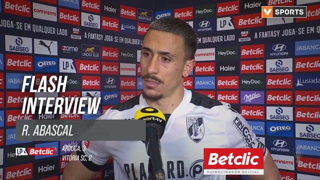 I Liga (#21) | Arouca 3-2 Vitória SC: Flash Interview R. Abascal