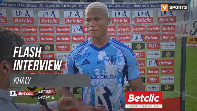 I Liga (#21) | Nacional 0-0 Casa Pia: Flash Interview Khaly