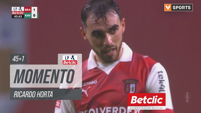 Braga, Jogada, Ricardo Horta aos 45'+1'