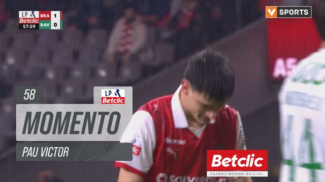 Braga, Jogada, Pau Victor aos 58'