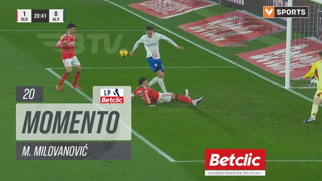 Alverca, Jogada, M. Milovanović aos 20'