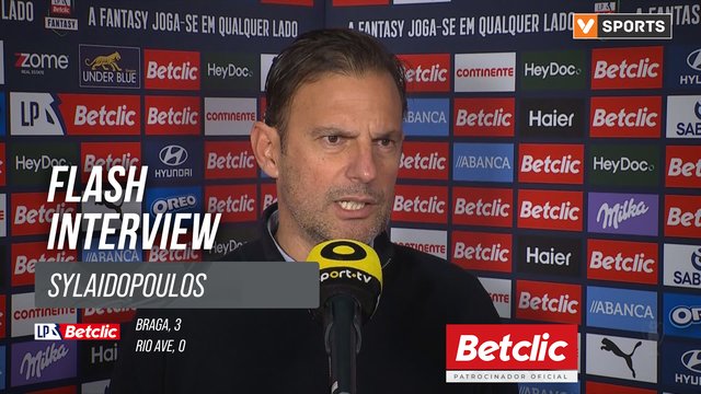 I Liga (#21) | Braga 3-0 Rio Ave: Flash Interview Sylaidopoulos