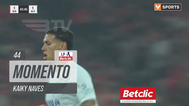 Alverca, Jogada, Kaiky Naves aos 44'