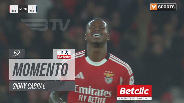Benfica, Jogada, Sidny Cabral aos 52'