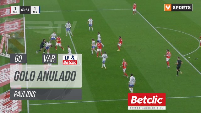 Benfica, Golo Anulado, Pavlidis aos 60'