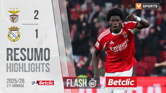 Liga Portugal Betclic (21ªJ): Resumo Flash Benfica 2-1 Alverca