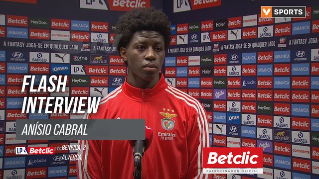 I Liga (#21) | Benfica  2-1 Alverca: Flash Interview Anísio Cabral