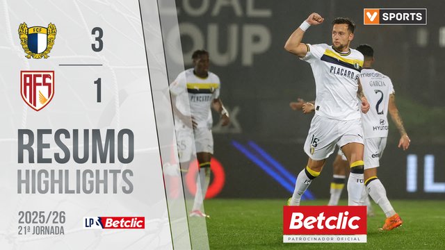 Liga Portugal Betclic (21ªJ): Resumo Famalicão 3-1 AVS