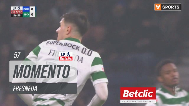 Sporting, Jogada, Fresneda aos 57'
