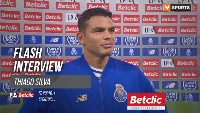 I Liga (#21) | FC Porto 1-1 Sporting: Flash Interview Thiago Silva