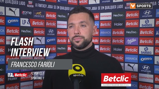 I Liga (#21) | FC Porto 1-1 Sporting: Flash Interview Francesco Farioli