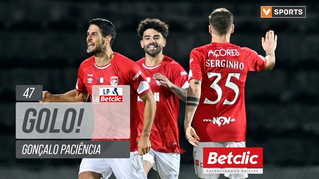 GOLO! Santa Clara, Gonçalo Paciência aos 47', Santa Clara 1-2 Benfica