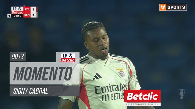 Benfica, Jogada, Sidny Cabral aos 90'+3'