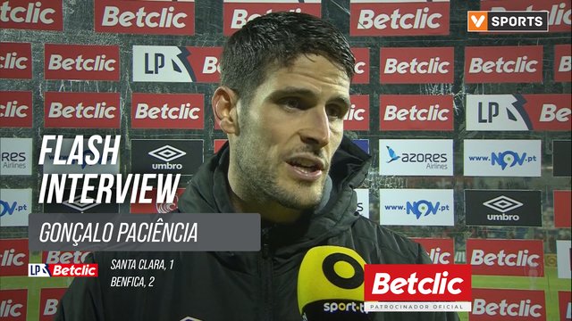 I Liga (#22) | Santa Clara 1-2 Benfica: Flash Interview Gonçalo Paciência