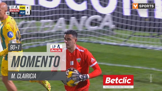 Alverca, Jogada, M. Clairicia aos 90'+1'
