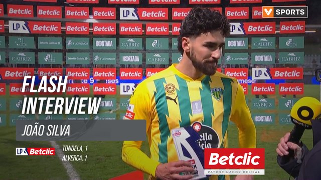 I Liga (#22) | Tondela 1-1 Alverca: Flash Interview João Silva