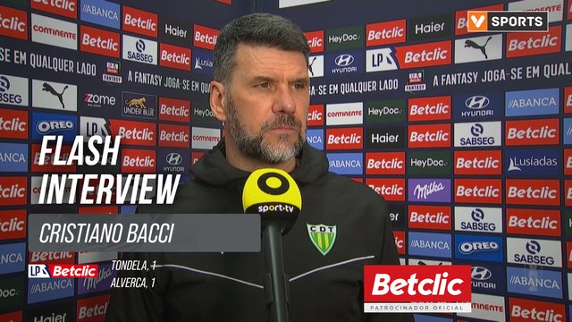 I Liga (#22) | Tondela 1-1 Alverca: Flash Interview Cristiano Bacci