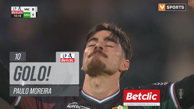 GOLO! Estrela Amadora, Paulo Moreira aos 10', Vitória SC 0-1 Estrela Amadora