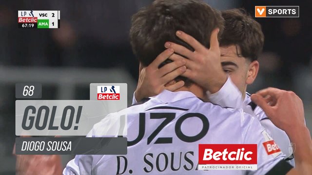 GOLO! Vitória SC, Diogo Sousa aos 68', Vitória SC 2-1 Estrela Amadora