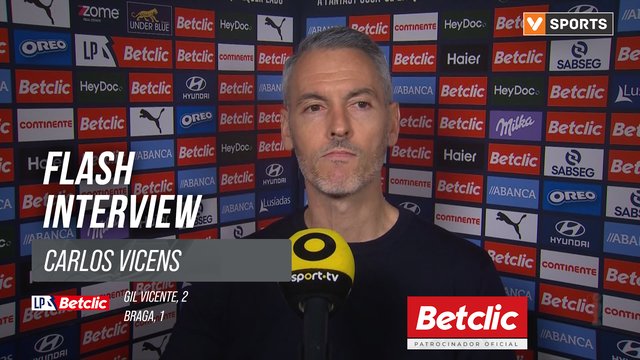 I Liga (#22) | Gil Vicente 2-1 Braga: Flash Interview Carlos Vicens
