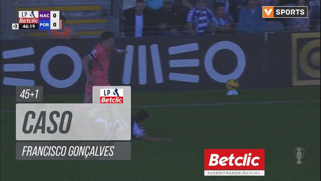Nacional, Caso, Francisco Gonçalves aos 45'+1'