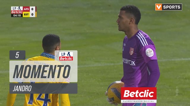 Estoril, Jogada, Jandro aos 5'