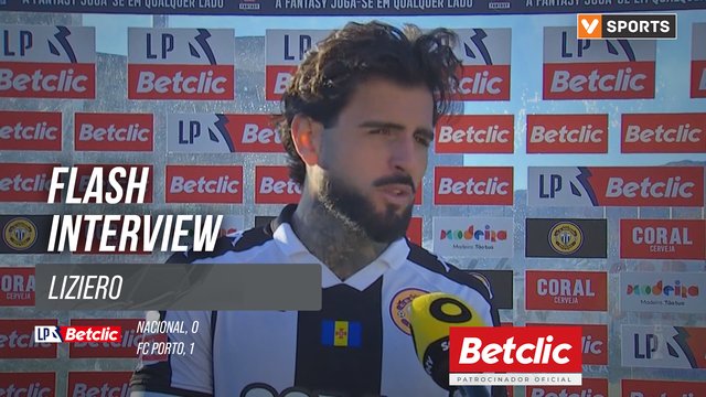 I Liga (#22) | Nacional 0-1 FC Porto: Flash Interview Liziero