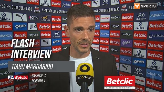 I Liga (#22) | Nacional 0-1 FC Porto: Flash Interview Tiago Margarido