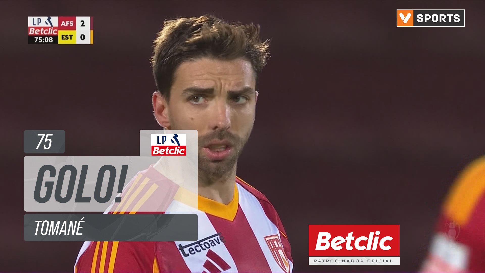 Liga Portugal - GOLO! AFS, Tomané aos 75', AVS 2-0 Estoril Praia