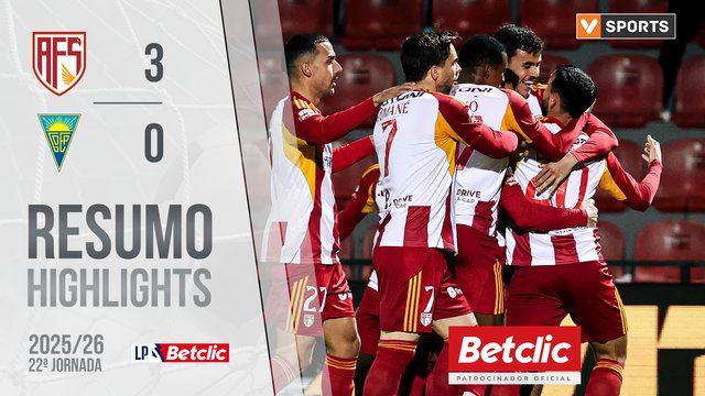 Liga Portugal Betclic (22ªJ): Resumo AVS 3-0 Estoril Praia
