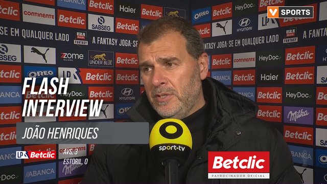 I Liga (#22) | AVS 3-0 Estoril: Flash Interview João Henriques