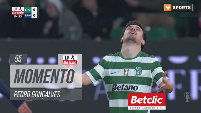 Sporting, Jogada, Pedro Gonçalves aos 55'