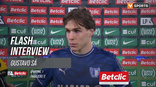 I Liga (#22) | Sporting 1-0 Famalicão: Flash Interview Gustavo Sá