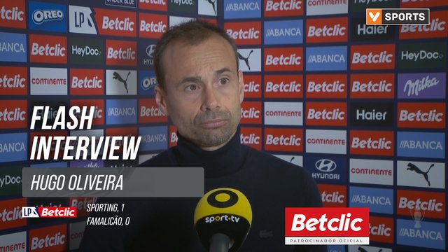 I Liga (#22) | Sporting 1-0 Famalicão: Flash Interview Hugo Oliveira