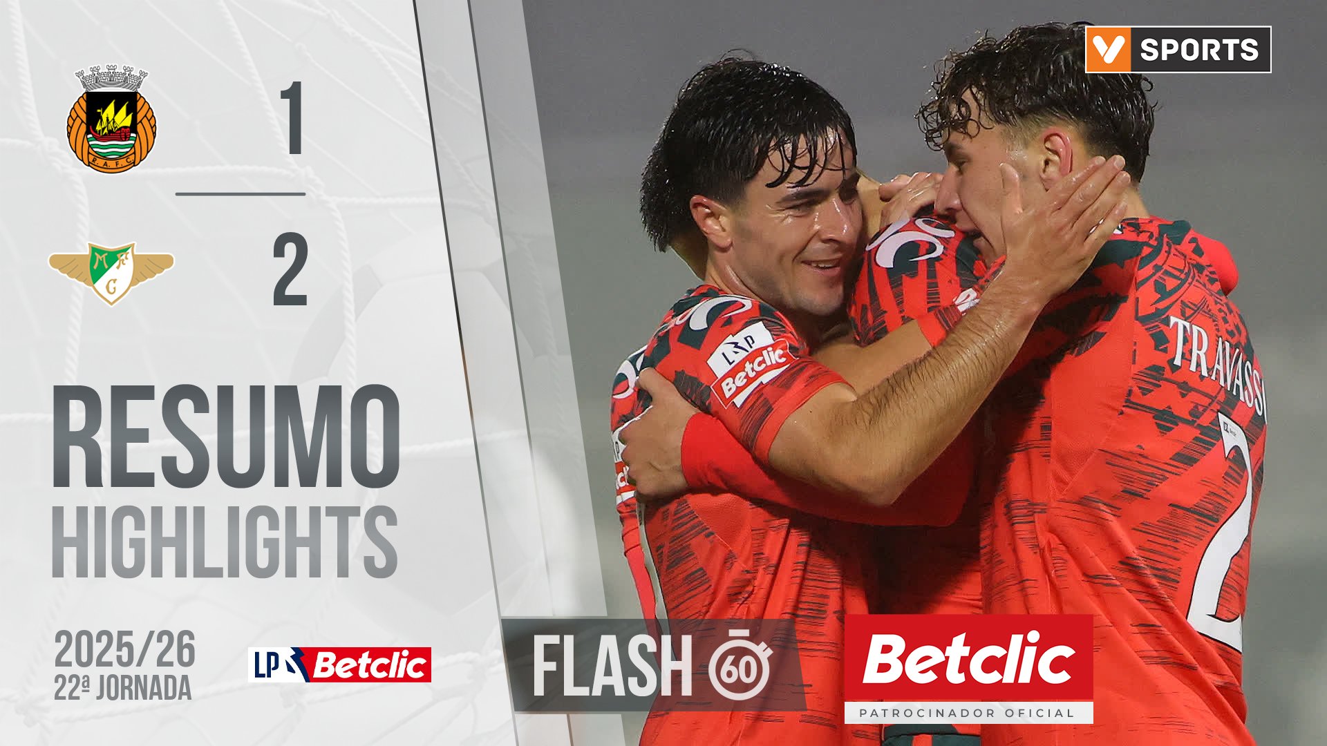 I Liga (22ªJ): Resumo Flash Rio Ave 1-2 Moreirense