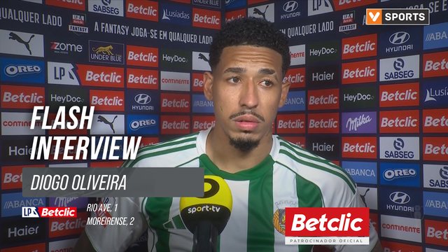 I Liga (#22) | Rio Ave 1-2 Moreirense: Flash Interview Diogo Oliveira