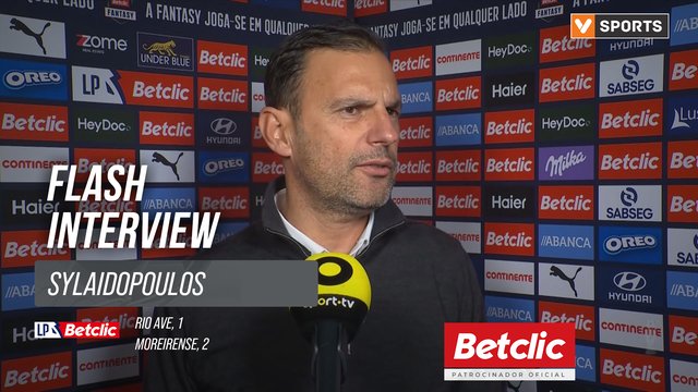 I Liga (#22) | Rio Ave 1-2 Moreirense: Flash Interview Sylaidopoulos