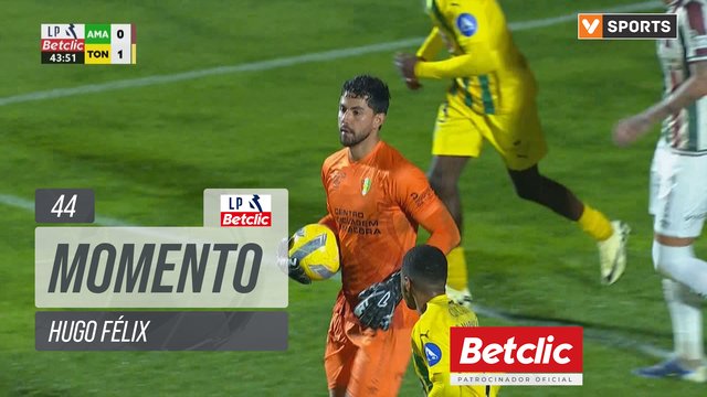 Tondela, Jogada, Hugo Félix aos 44'