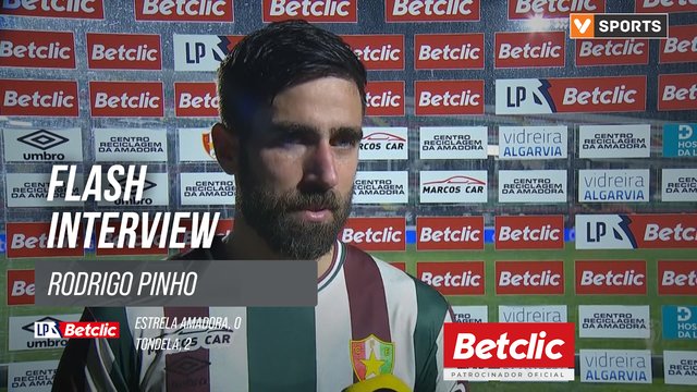I Liga (#23) | Estrela Amadora 0-2 Tondela: Flash Interview Rodrigo Pinho
