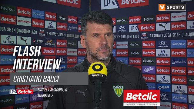 I Liga (#23) | Estrela Amadora 0-2 Tondela: Flash Interview Cristiano Bacci